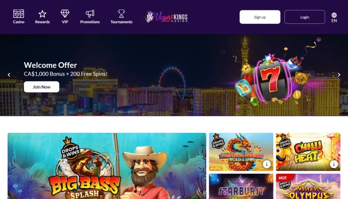 Vegas Kings homepage
